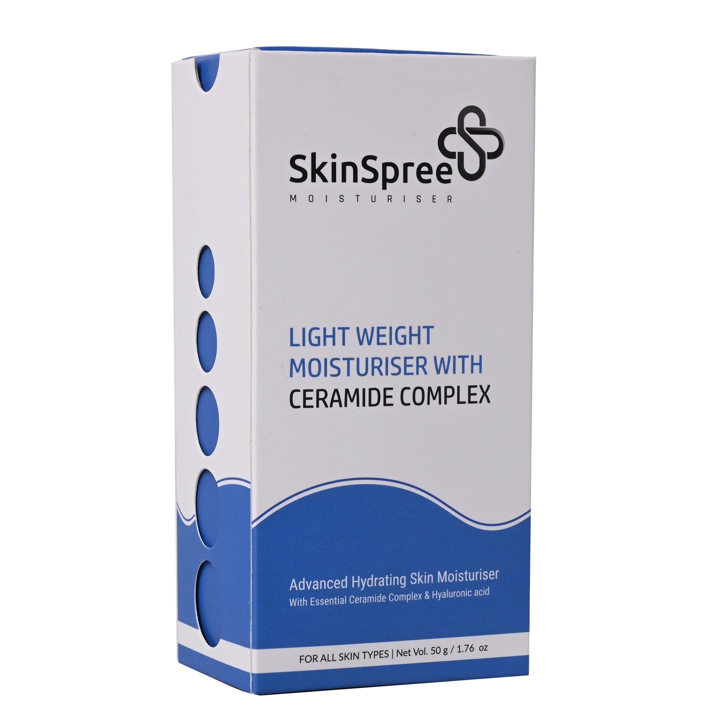 Skinspree Moisturiser| Light Weight Moisturiser With Ceramide Complex | 50gm