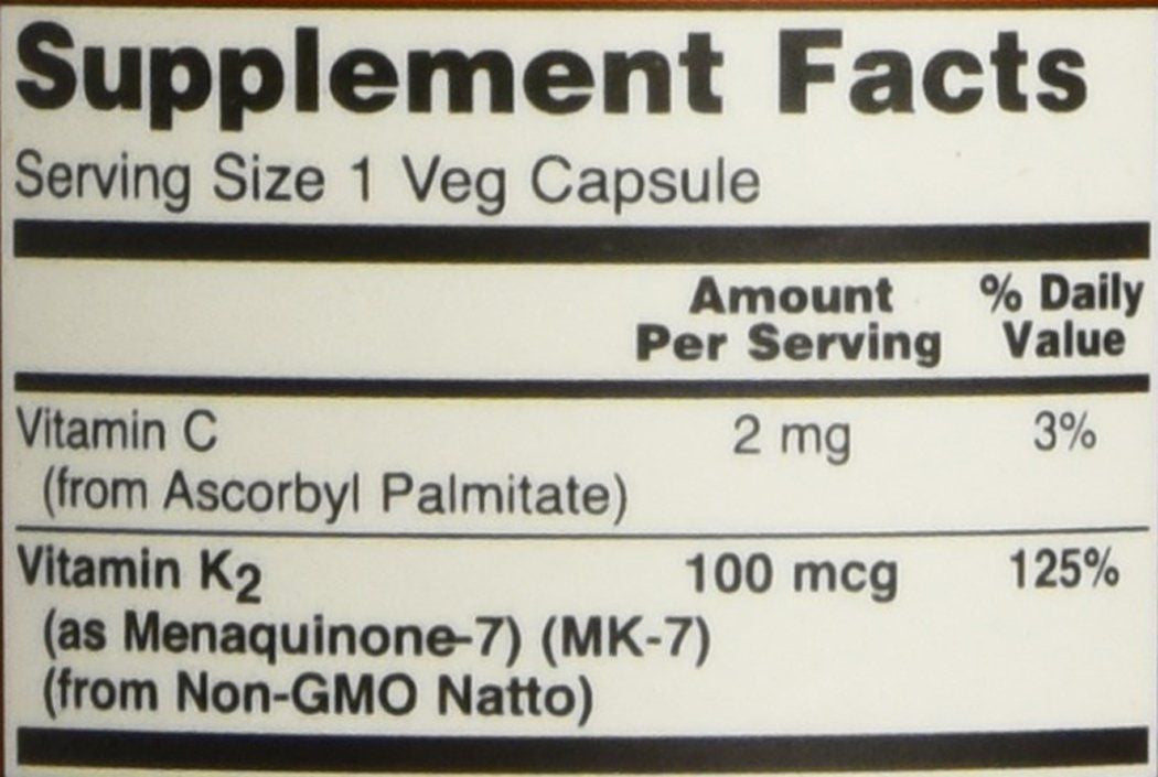 Now Foods, K2, MK-7 Vitamin K-2