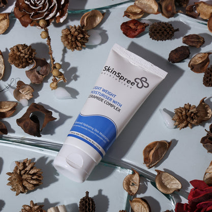 SkinSpree Moisturiser 50g with ceramide complex and hyaluronic acid for all skin types