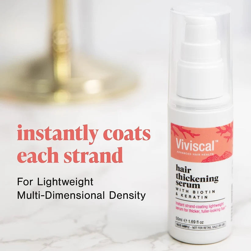 Viviscal hair thickening serum bottle with text on a white background Viviscal in India, Viviscal India, Buy Viviscal with cash on delivery, original and genuine Viviscal.