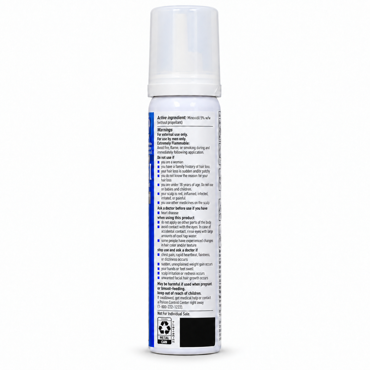 Kirkland 1 Month Supply Minoxidil 5% Foam Hair Regrowth For Men