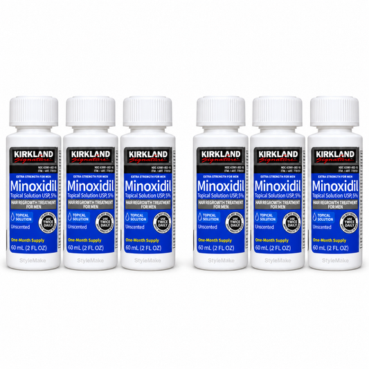 Kirkland Minoxidil 5% Extra Strength Hair Regrowth For Men, 6 Month Supply
