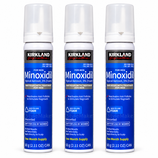 Kirkland 3 Month Supply Minoxidil 5% Foam Hair Regrowth For Men