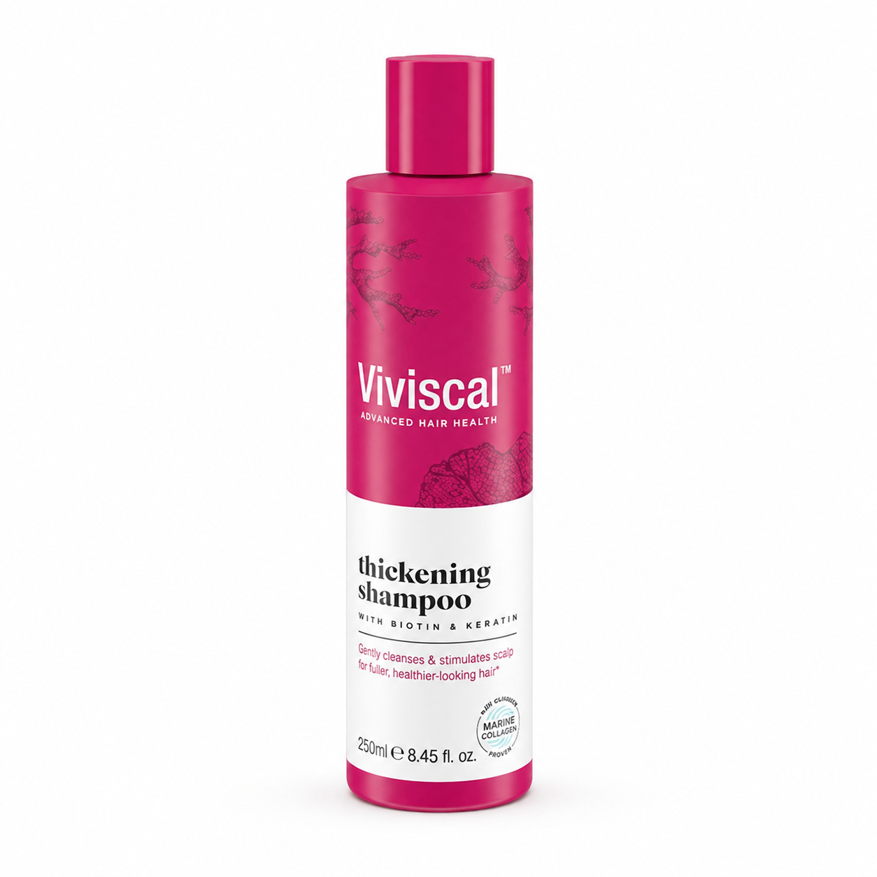 Viviscal Thickening Shampoo 250ml with biotin, keratin and marine collagen for fuller, healthier-looking hair, available in India at StyleMake.