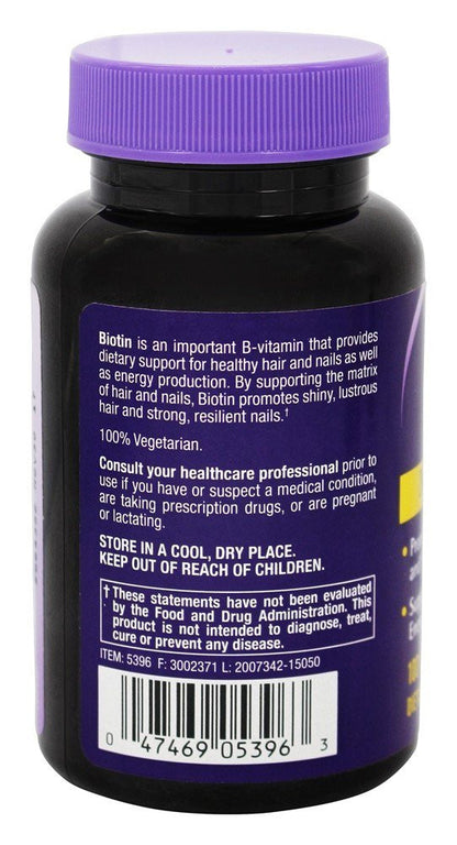 Natrol - Biotin Maximum Strength 10000 mcg. - 100 Tabs