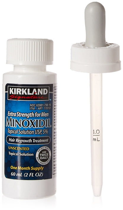 Kirkland Minoxidil 5% Extra Strength Hair Regrowth For Men, 6 Month Supply