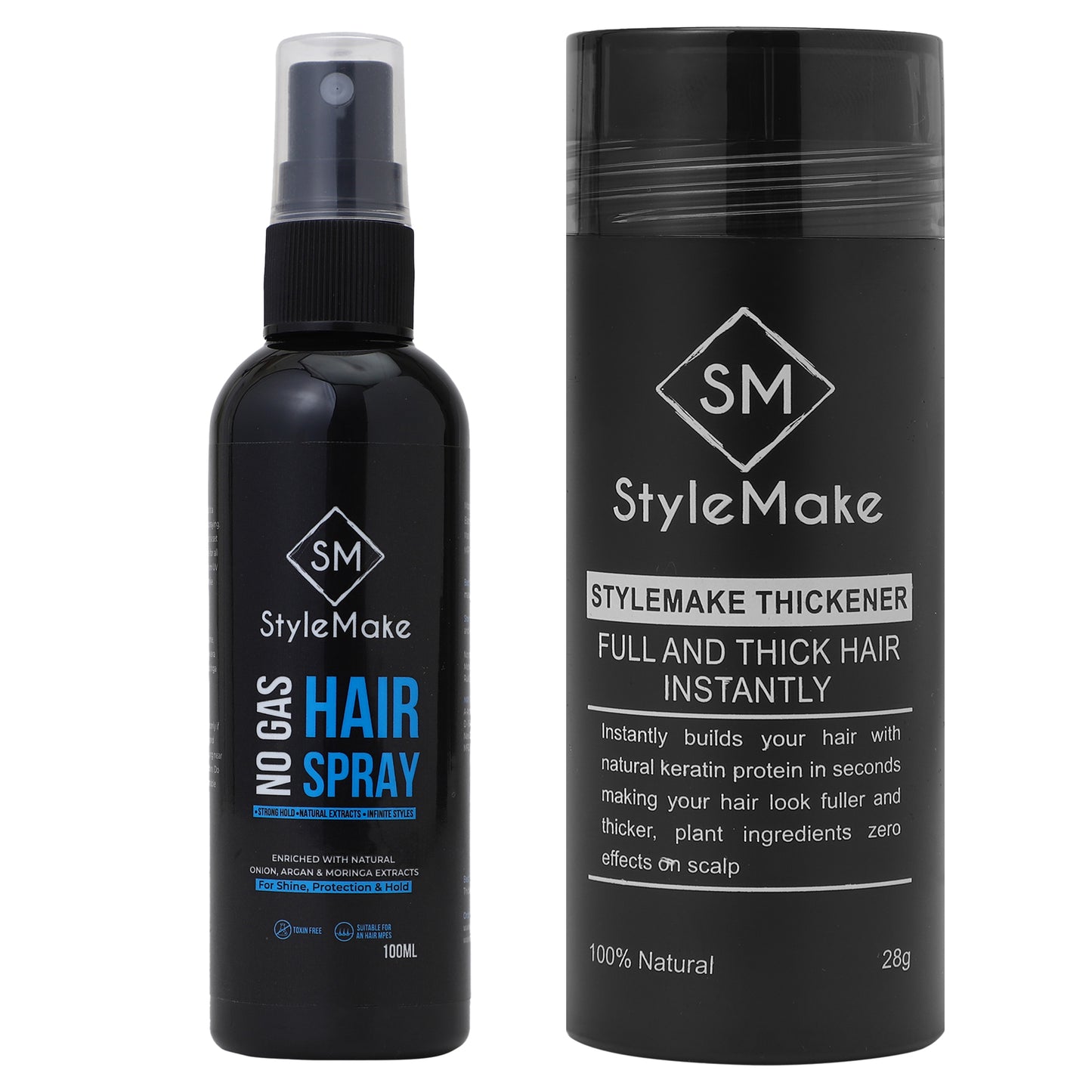 StyleMake Thickener Hair Loss Concealer, 90 - 120 Days Supply 28g - Dark Brown