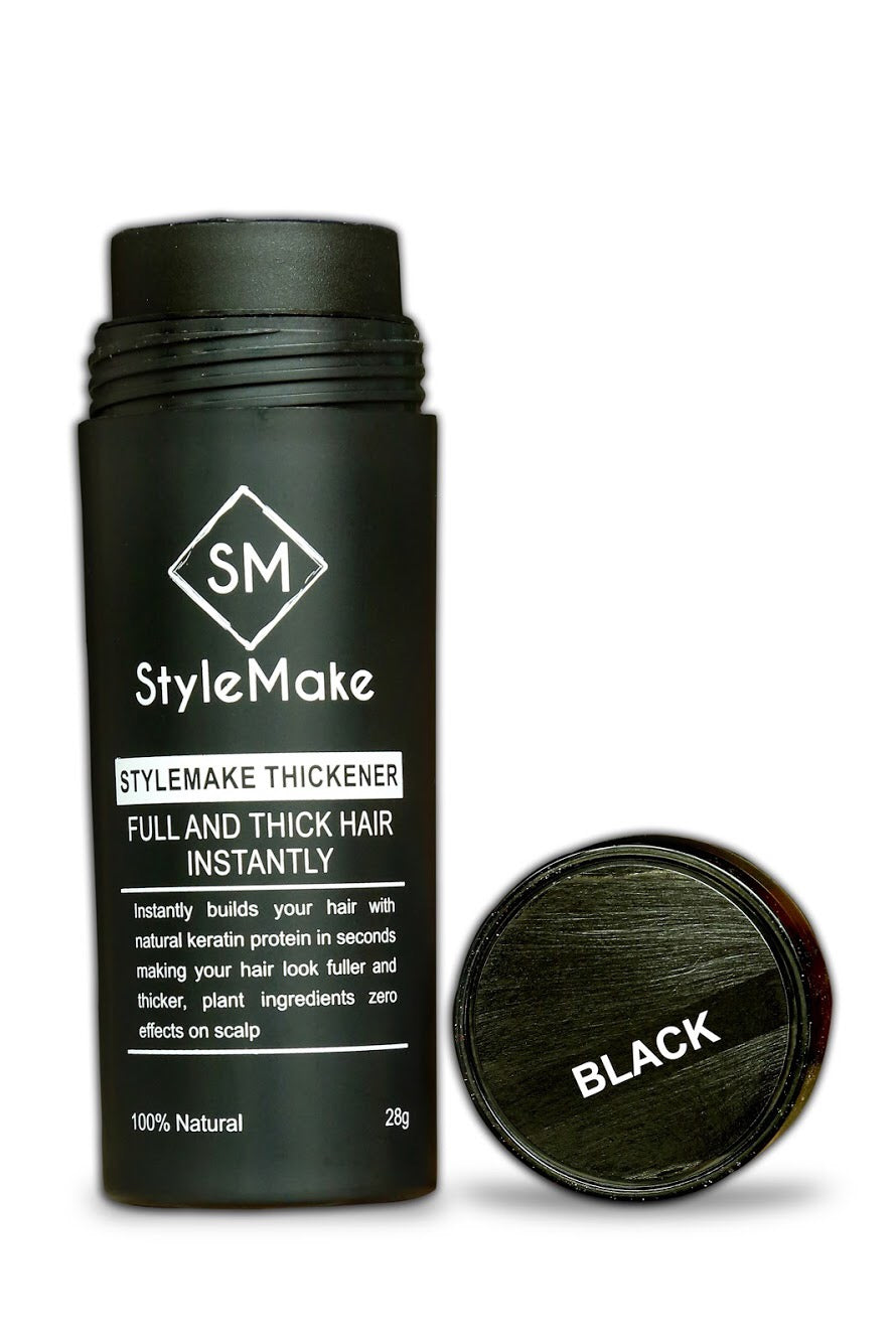 STYLEMAKE Thickener Concealer, 28g Black / Dark Brown - 90 Days Supply - High Quality