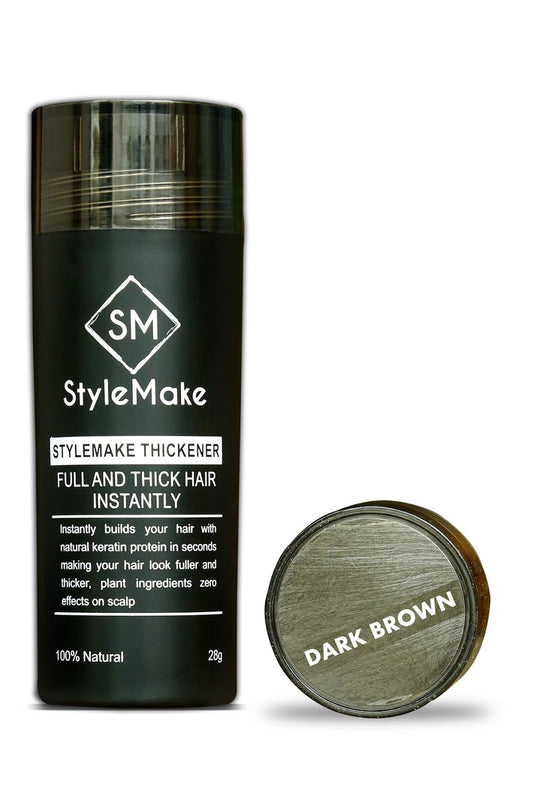 STYLEMAKE Thickener Hair Loss Concealer, 90 - 120 Days Supply 28g - Dark Brown