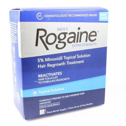 3 Month Supply Rogaine Extra Strength Topical Solution 5% Hair Loss