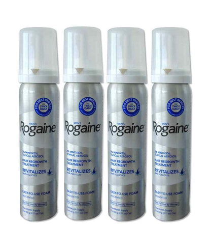 4 Month Supply Rogaine Foam 5% Men Hair Loss