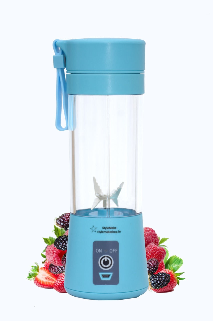 Stylemake™ 6 Blade Blender 380ml Fruit Mixing Machine - High Quality USB Blender