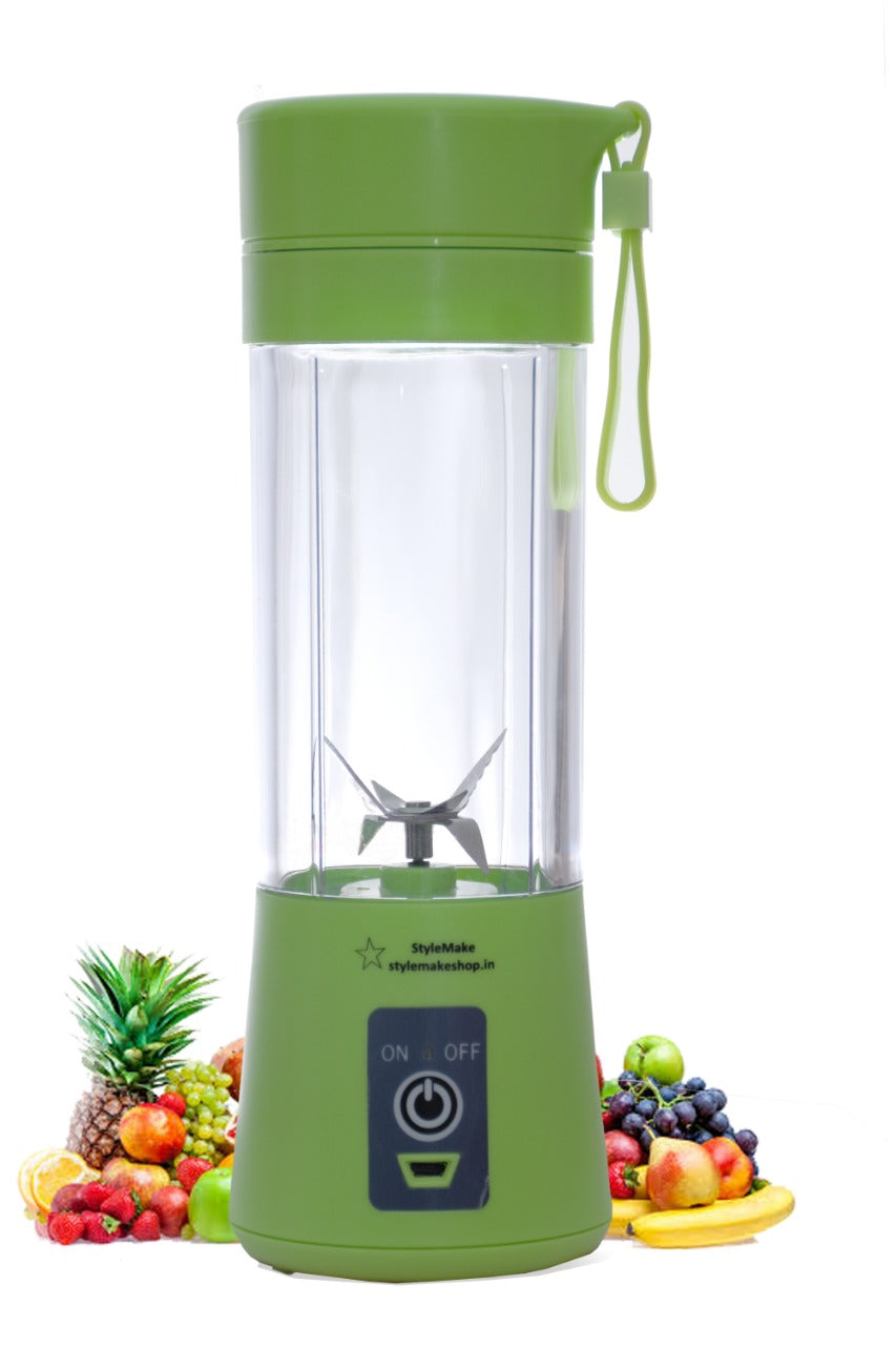 Stylemake™ 6 Blade Blender 380ml Fruit Mixing Machine - High Quality USB Blender