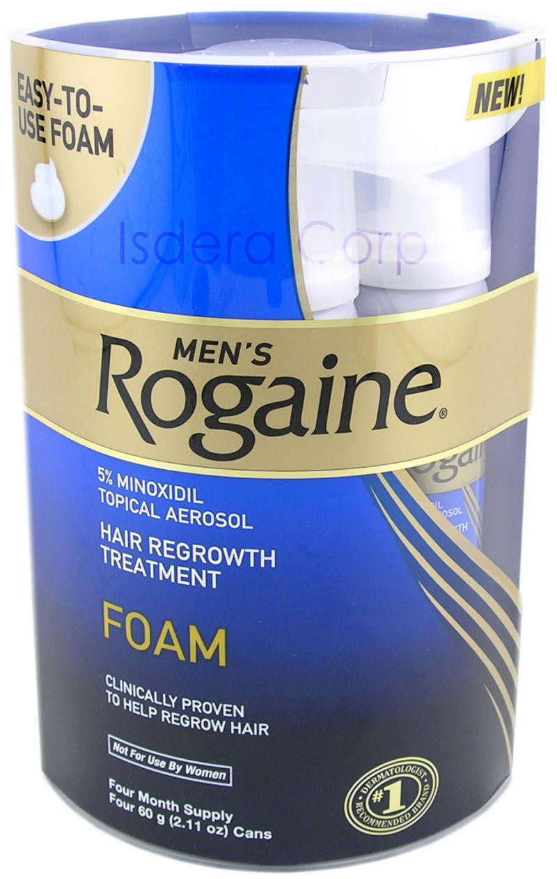 3 Month Supply Rogaine Foam 5% Minoxidil for Men Hair Loss