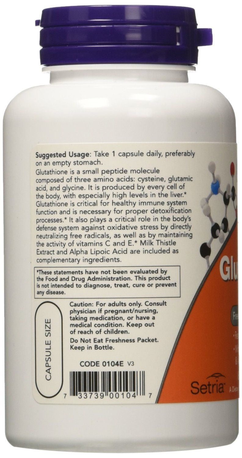 Now Foods, Glutathione 500mg Plus, 60 Vcaps Style Make Now Foods, Glutathione 500mg Plus, 60 Vcaps Style Make