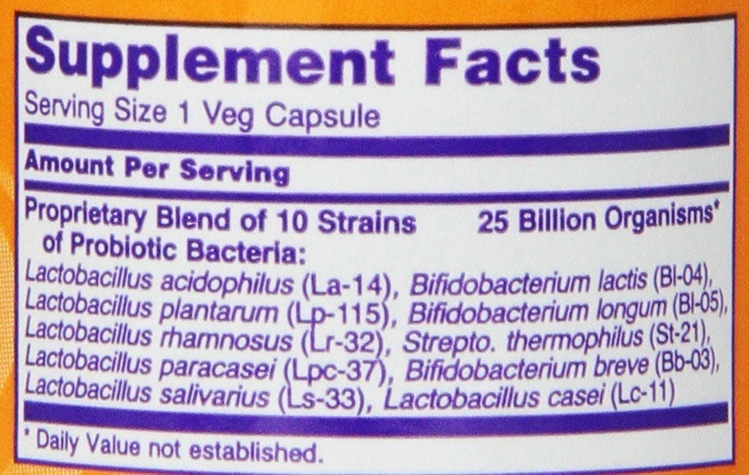 Now Foods, Probiotic 10, 25 Billion