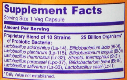 Now Foods, Probiotic 10, 25 Billion