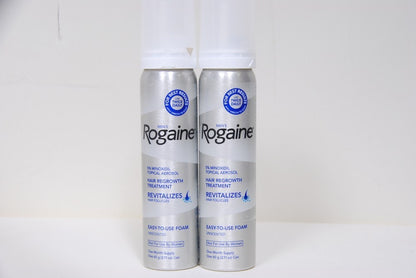 2 Month Supply Rogaine Foam 5% Men Hair Loss